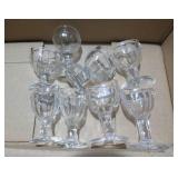 Vintage Lot 8 Glass Eye Wash Bath Cups Early 1900s