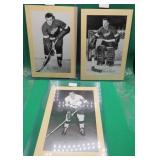 3x 1944-1963 Beehive Photos Red Wings Hank Bassen