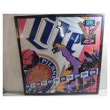 Very Large Light Beer Volleyball Metal Beer Sign