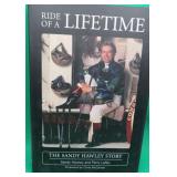 SIGNED The Sandy HAwley Story 2005 HC Book Jockey