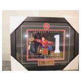 Jacques Plante Framed 18x14' Seat Montreal Forum