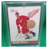 Gordie Howe 2001 Topps # OSA-GH STICK Relic Card