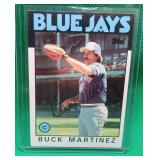 SIGNED Buck Martinez 1986 Topps Card #518 Jays