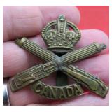 WWI Canadian Machine Gun Corps CMGC Cap Badge