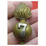 Canadian Militia 7th Regt. Fusiliers Cap Badge