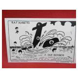 WWII RAF Silhouettes Shot Down German Bomber PC