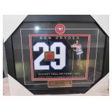 KEN DRYDEN Framed 18'x14' Seat From Montreal Forum