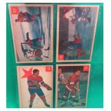 4x 1955-56 Parkhurst Hockey #95 Doug Harvey IA +