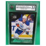 Connor McDavid ROOKIE KSA 8.5 2015-16 UD #201 YG