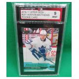 Auston Matthews KSA 9.0 Rookie 2016-17 UD YG #201