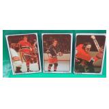 3x 1974-75 Lipton's Soup Dryden Gilbert Mahovlich