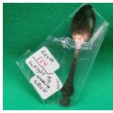 Sterling Silver .925% Collector Spoon Weighs 9 Gr