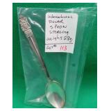 Sterling Silver .925% Collector Spoon Weighs 28 Gr