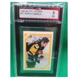 Mario Lemieux KSA 5.0 1985-86 OPC Sticker ROOKIE