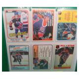 6x 1980's O-Pee-Chee Wayne Gretzky Hockey Cards