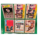 6x 1980's O-Pee-Chee Wayne Gretzky Hockey Cards