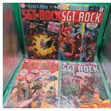 4x Sgt. Rock Army At War 1969 DC Comics #205-208