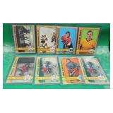 8x 1972-73 O-Pee-Chee Hockey Phil & Tony Esposito