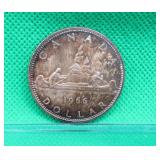 1966 Canada Silver $1 Dollar Coin
