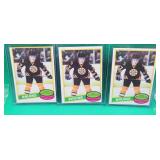 3x Ray Bourque 1980-81 O-Pee-Chee #140 ROOKIES