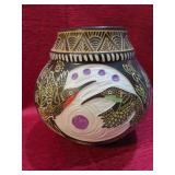 Talking Earth Pottery Native Iroquois Signed Smith