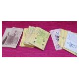 Early 1900's Lot 35 Cigarette Tobacco Cards Canada