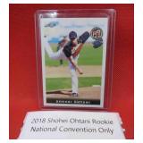 2018 Shohei Ohtani Rookie Convention Baseball Card