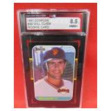 1987 Donruss Will Clarke Graded Rookie Card 8.5NMM