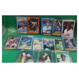 14x Baseball Cards With Rookies Sosa Walker Belle+