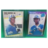 2x Ken Griffey Jr. Rookie Cards 1989 Donruss #33