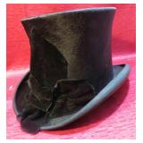Antique Ladies Top Hat Wilson Extralite Beaver?