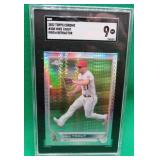 Mike Trout SGC 9.0 2022 Topps Chrome Refractor