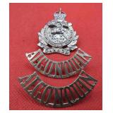 Canada The Algonquin Regiment Cap Badge & Titles