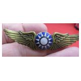 Nationalist Chinese Air Force Pilots Wings Badge