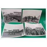 4x 1940 German Old Military Photos With Swastika