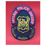 Ontario Police College Patch Aylmer Canada RARE