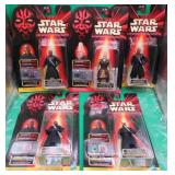 1998 Star Wars Sealed Figures 4x Darth Maul +1