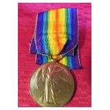 WWI Victory War Medal Posthumous Award Pte. Beckon