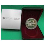 1991 Canada RCM SILVER Dollar Coin Frontenac