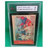 Jean Beliveau KSA 5.0 1955-56 Parkhurst #74 Bats