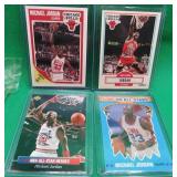 4x Michael Jordan Basketball Cards 1989-1993 Hoops