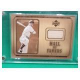 Mel Ott Game Used Bat Piece 2001 Upper Deck HOF