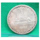 1965 Canada SILVER $1 Dollar Coin