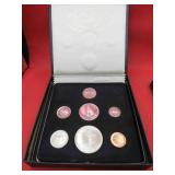 1967 Canada Mint Centennial Silver Coin Set w Case