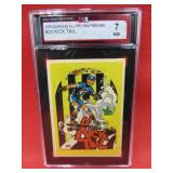 1978 All-Pro Skateboard Graded Kick Tail Card 7NM