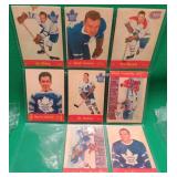 8x 1955-56 Parkhurst Hockey Conacher Thomson Apps