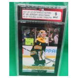 Jeremy Swayman KSA 9.0 2021-22 UD YG Tribute #T-88