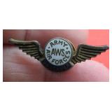 WWII US Army Air Force Observers AWS Lapel Pin