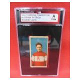 1910-11 Frank Patrick Graded Rookie Hockey Card #1