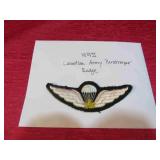 WWII Canada Army Paratrooper Badge Insignia RARE